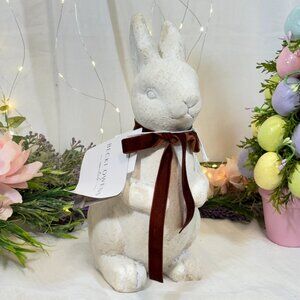 Becki Owens Terracotta Stone Easter Spring Bunny Sculptures Bunny Figure Statue